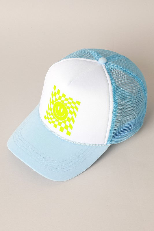 HAPPY FACE TRUCKER HAT