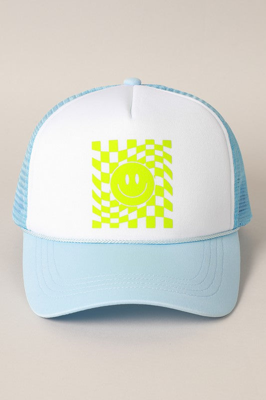 HAPPY FACE TRUCKER HAT