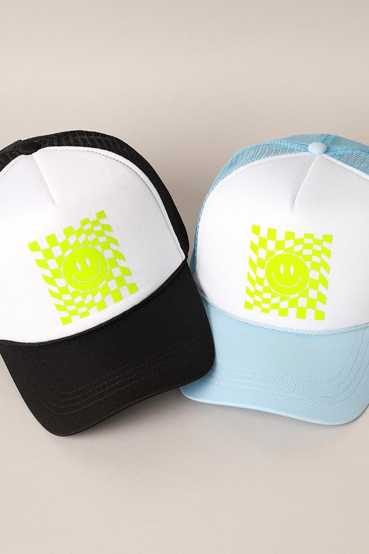 HAPPY FACE TRUCKER HAT