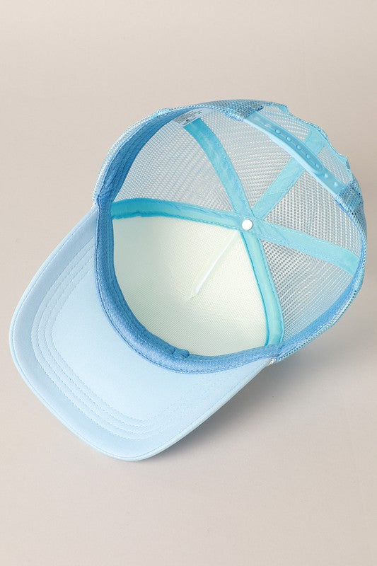 HAPPY FACE TRUCKER HAT